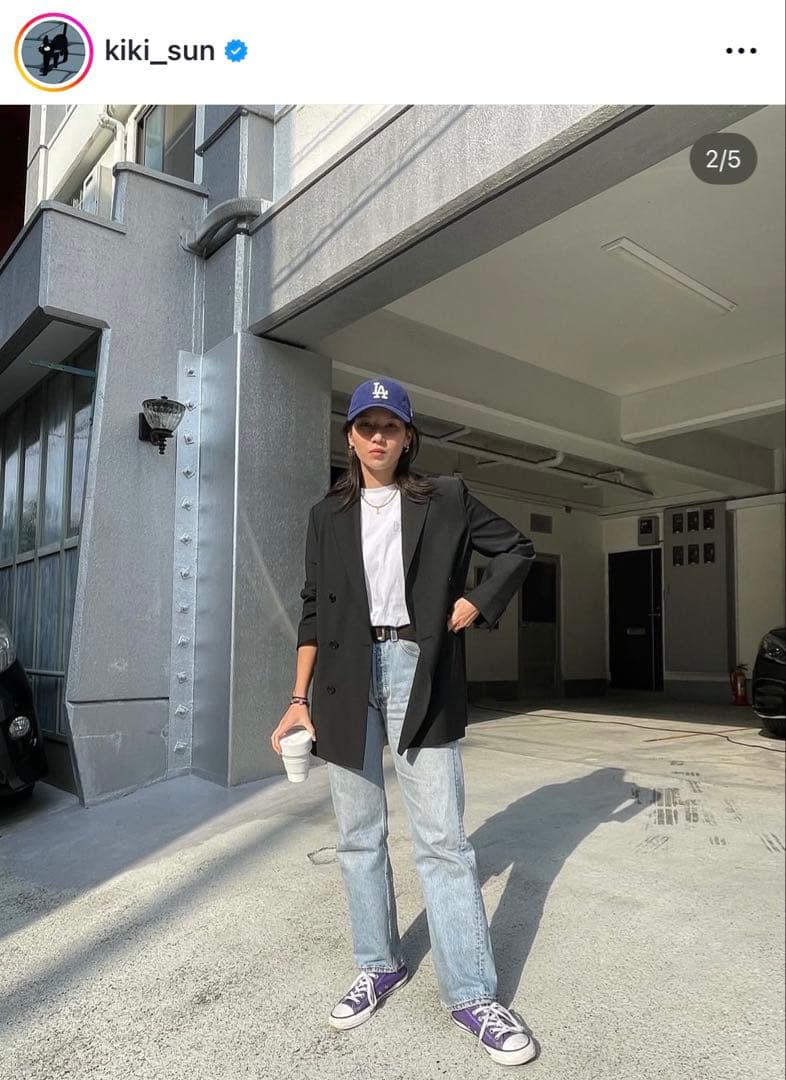 H BEAUTY&YOUTHブラック テーラードジャケット