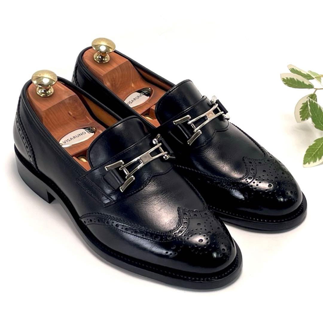 最終価格 美品 SCOTCH GRAIN ウイング チップ ビットローファー