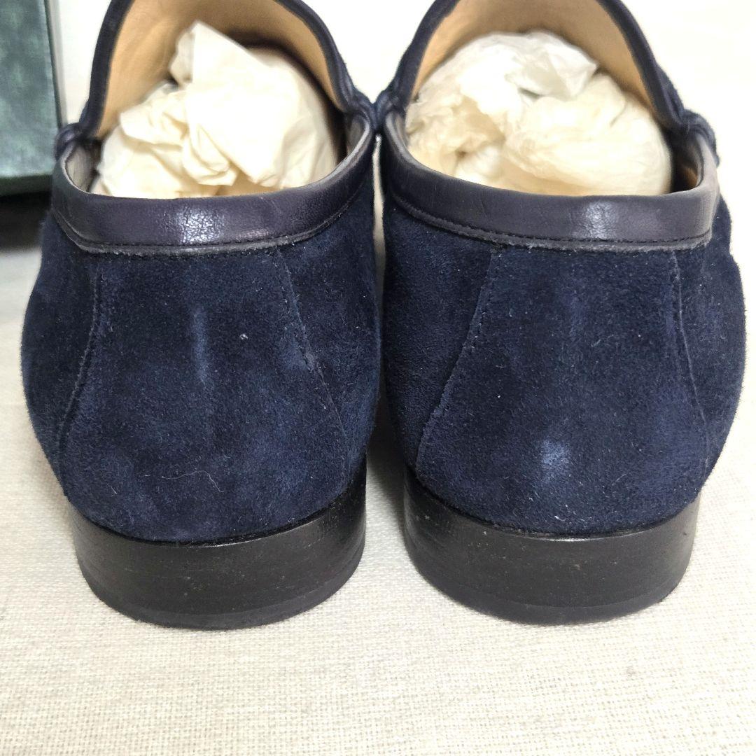 【状態良】GUCCI ホースビットスエードローファー　グッチローファー