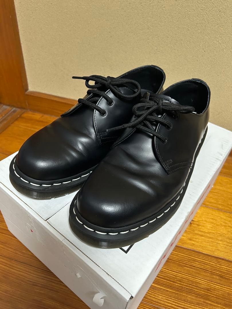 し*様 美中古　Dr. Martens 1461 WSホワイトステッチ UK8
