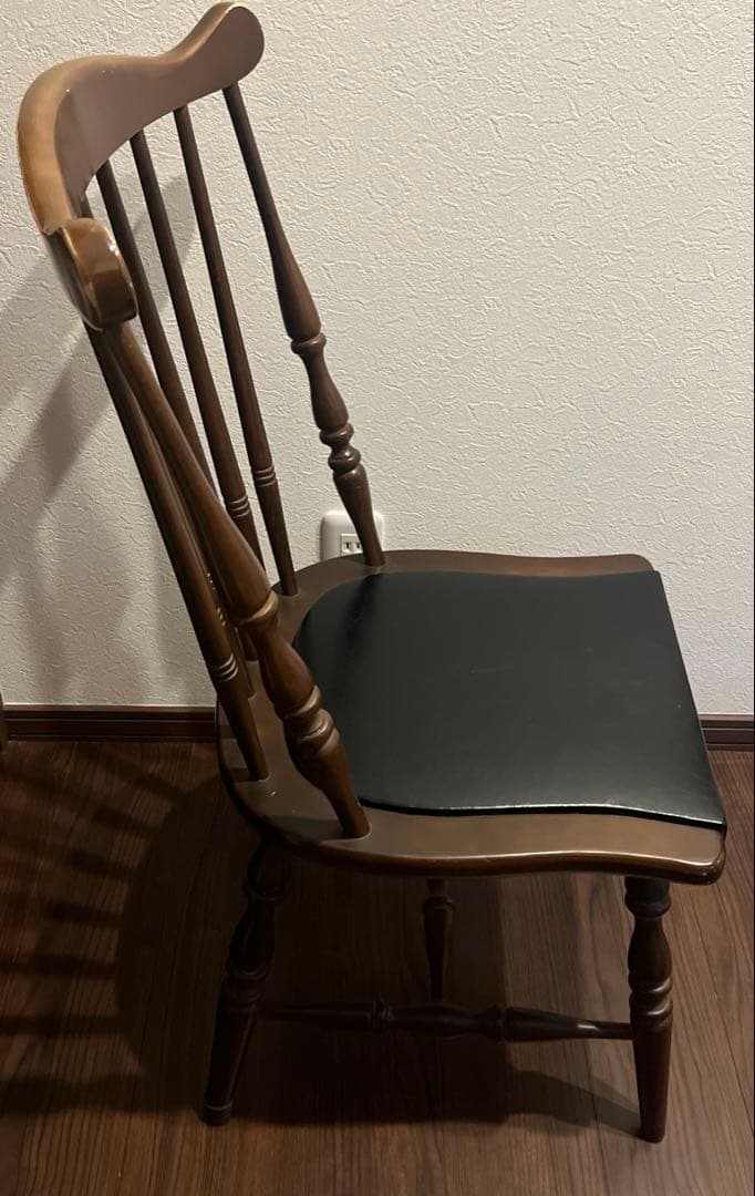 アイエフ 木製椅子 ウインザーチェア ダイニングチェア ビンテージ　レトロ