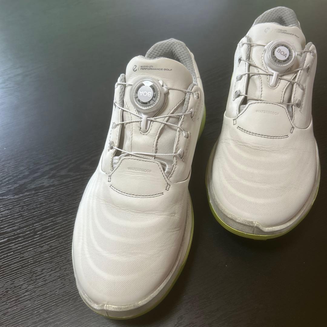 ECHOゴルフ エルティーワン BOAダイヤルシステム ホワイト/グリーン