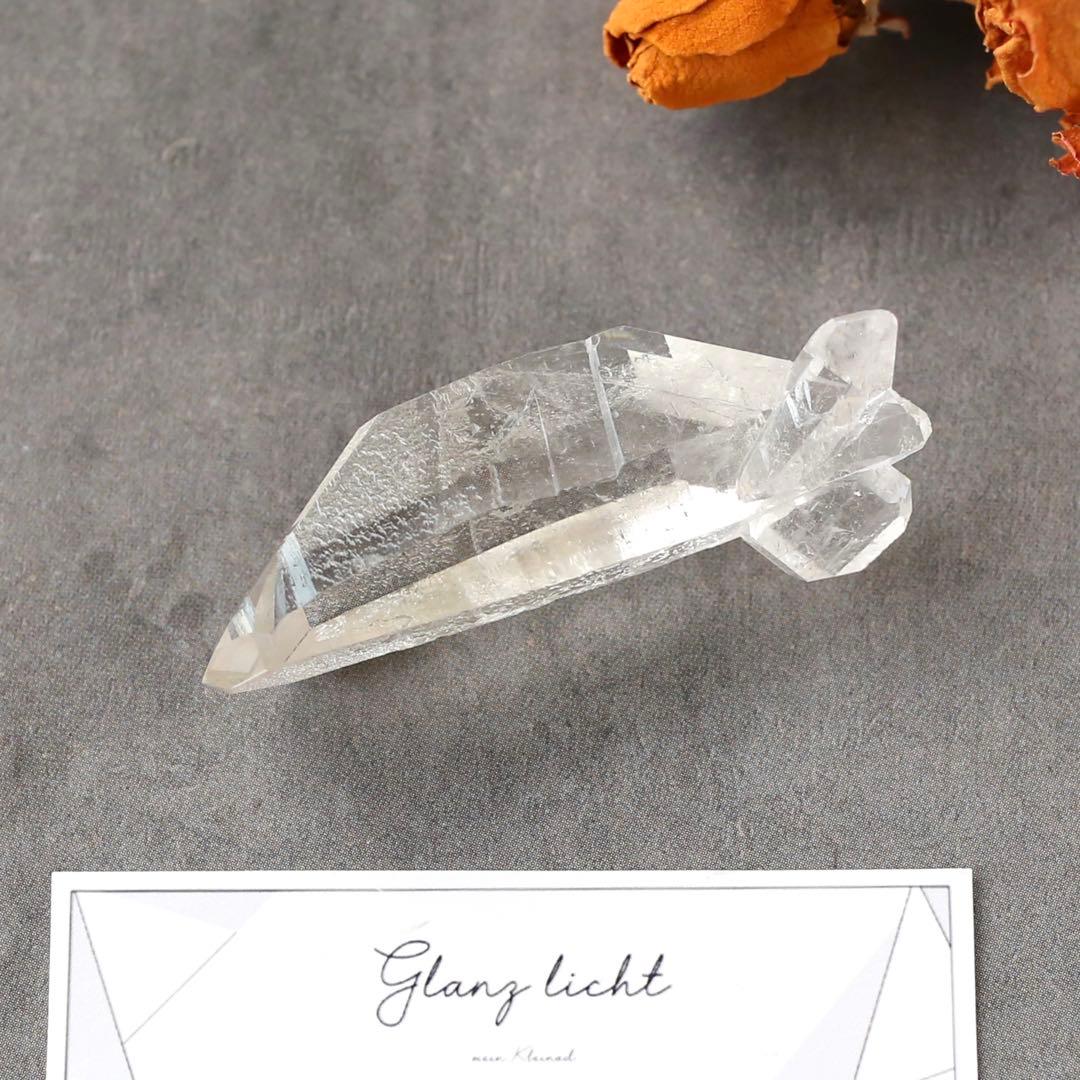 ダブルポイント ヴィジョンクォーツ 水晶 天然石 希少 鉱物 両剣水晶