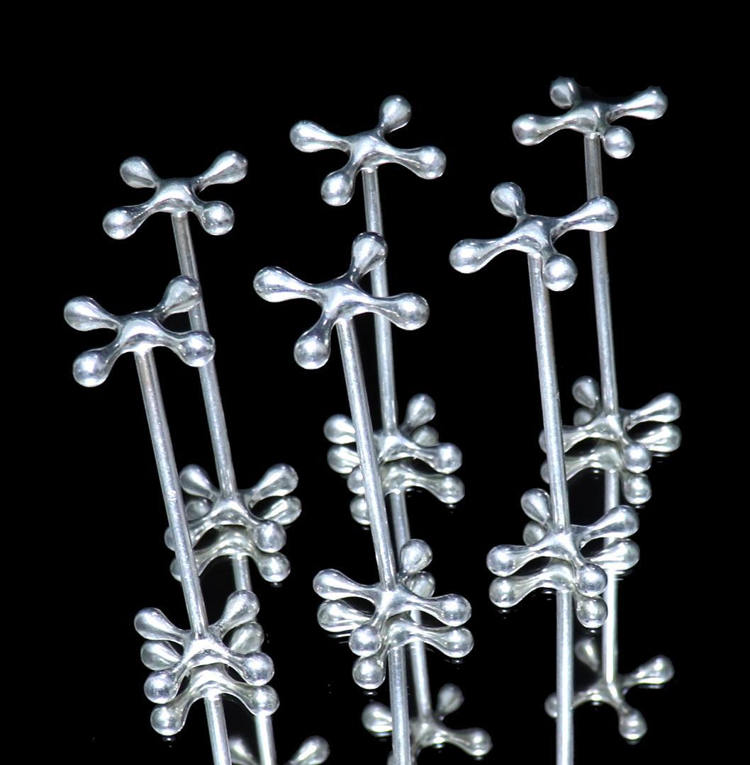 アンティーク・WMF 激レア ナイフレスト 廃盤 6個セット 球体 純銀プレート