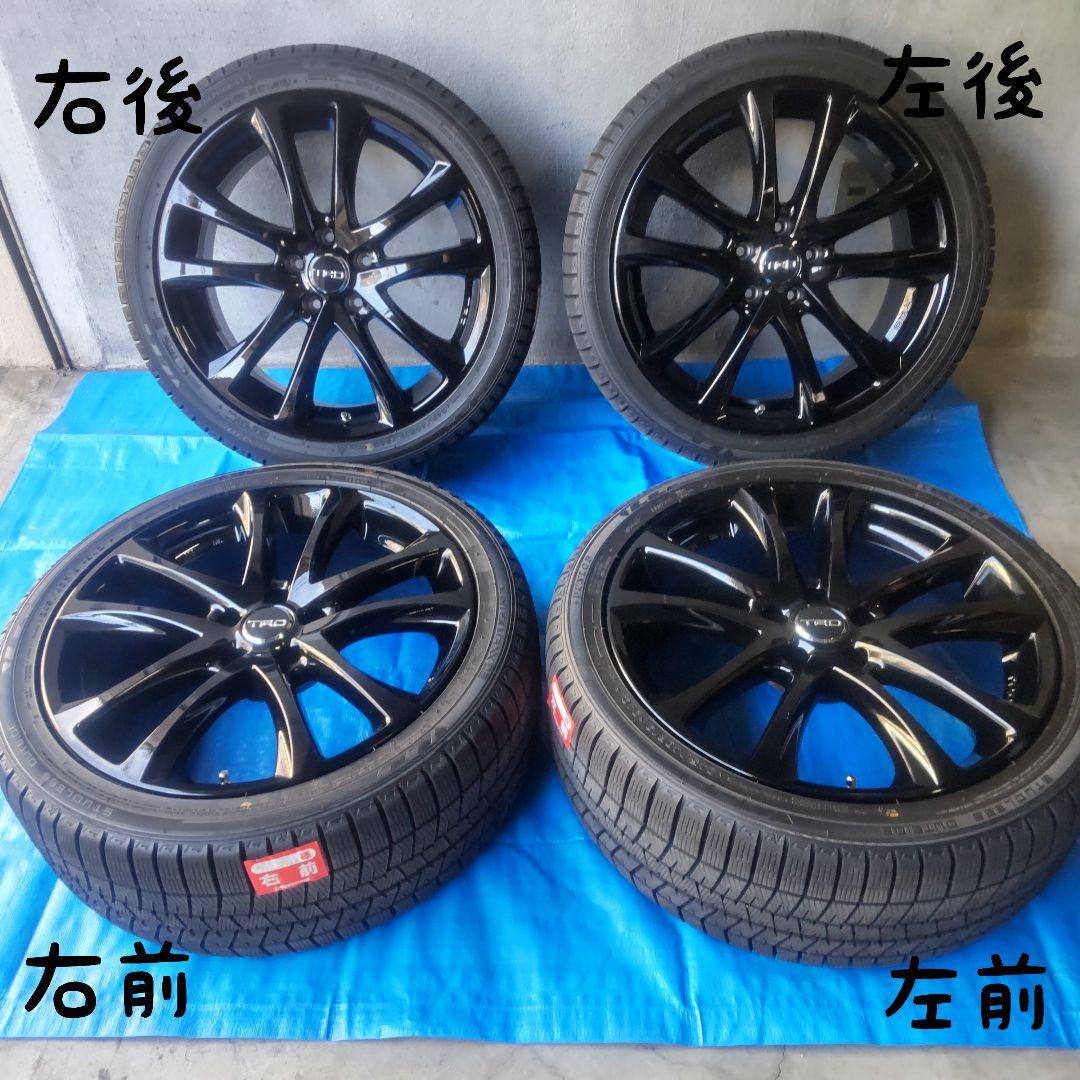 30 アルファード TRDアルミホイール DUNLOPスタッドレス 4本セット
