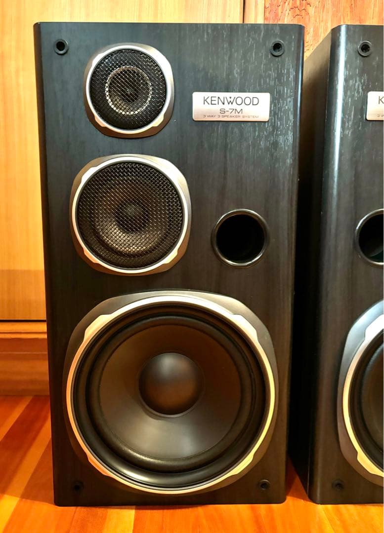 【動作確認済】KENWOOD 3way スピーカー S-7M ペア ROXY