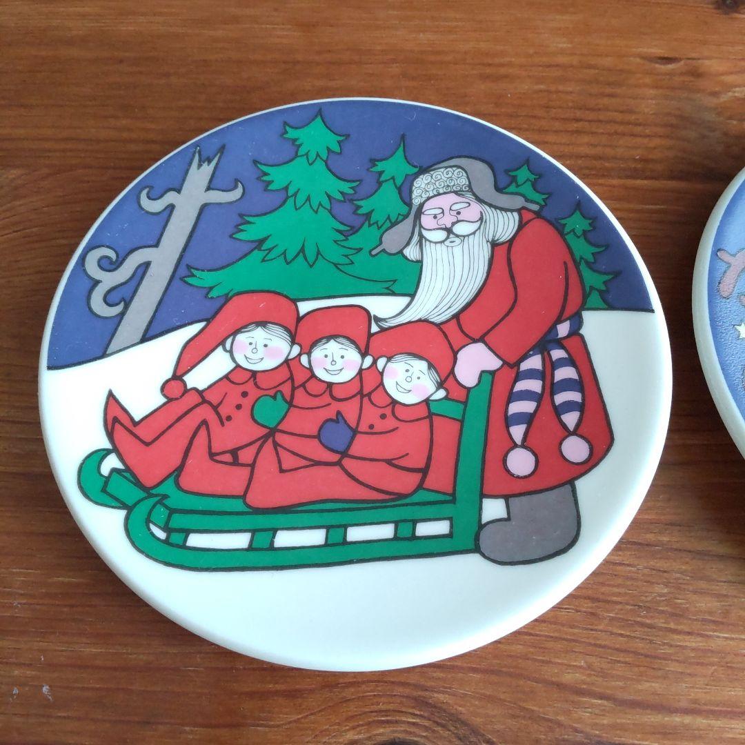 専用　　　　　　北欧アンティーク　アラビア　クリスマスプレート　2枚セット