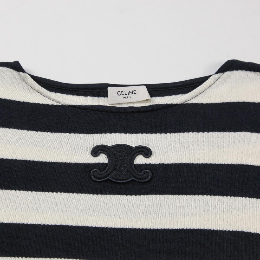 極美品 CELINE 24AW トリオンフ マリニエール Tシャツ L ボーダー