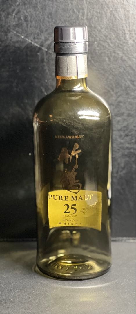 ニッカウヰスキー 竹鶴 25年 750ml 空瓶