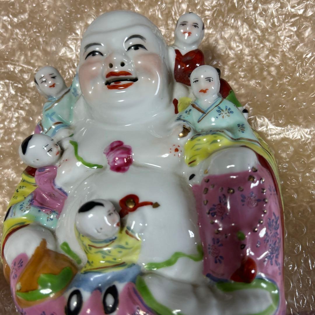 ⭐︎中国美術 陶器人形　五福童子