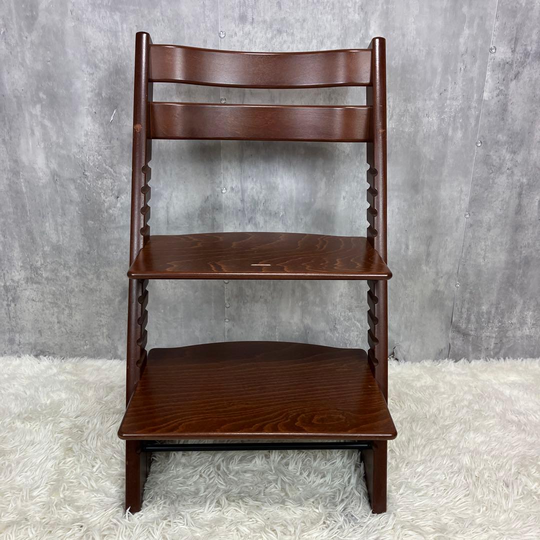 【美品】STOKKE ストッケ トリップトラップ シリアル4 ブラウン