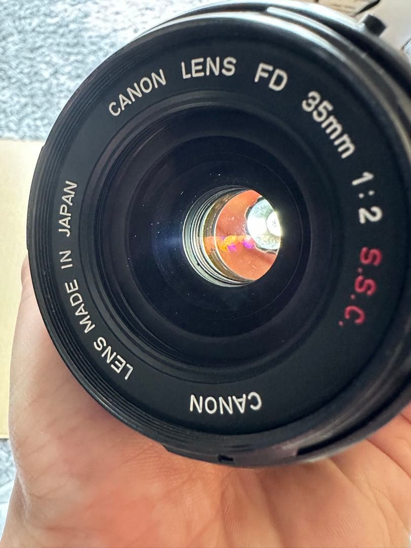 希少 CANON FD 35mm F2 S.S.C. FDマウント