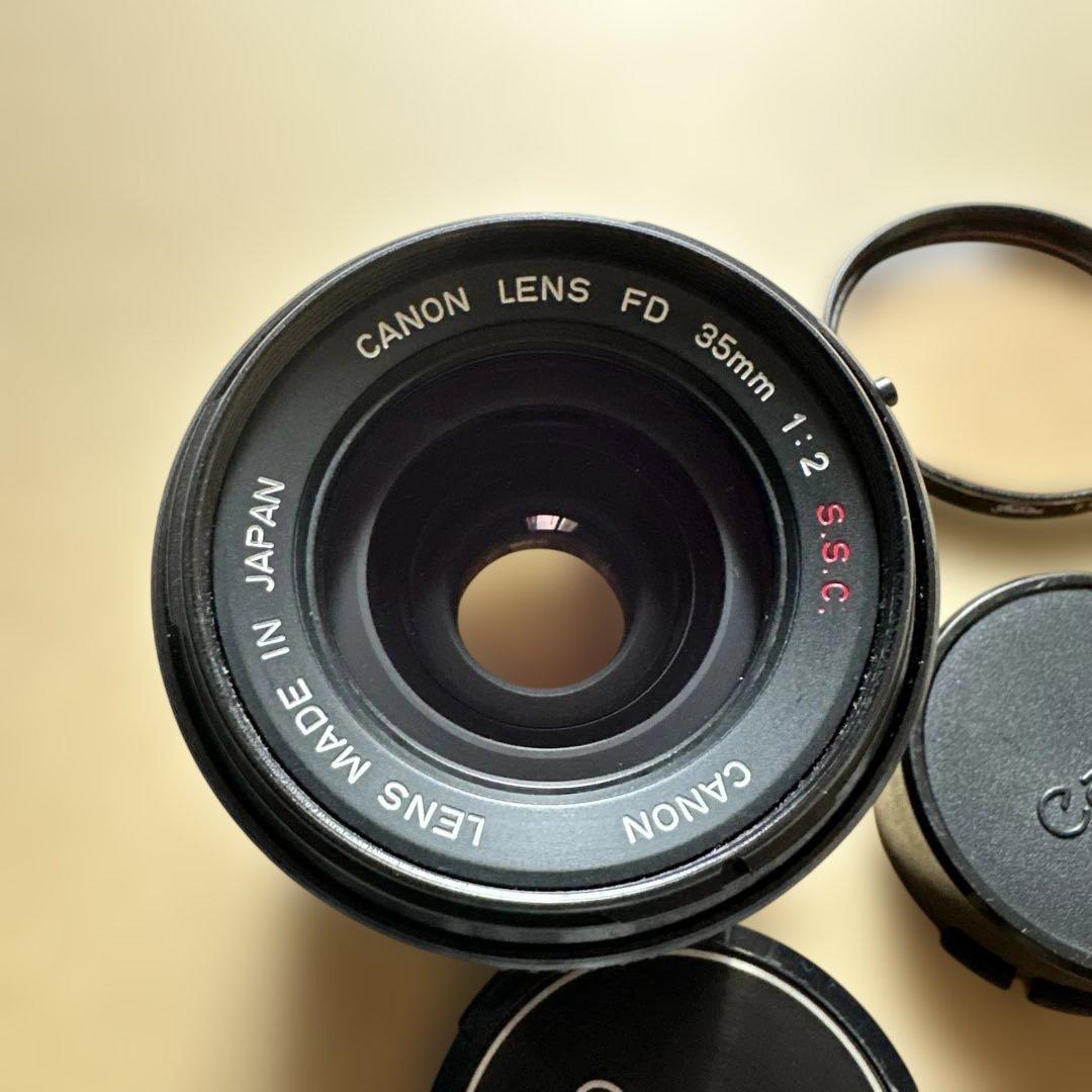 希少 CANON FD 35mm F2 S.S.C. FDマウント