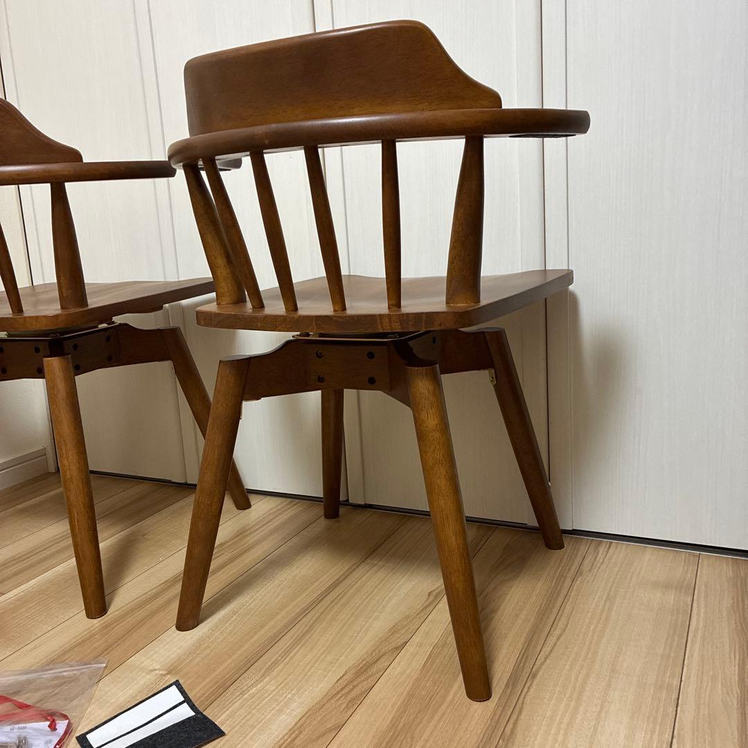 【未使用品】ダイニングチェア　2脚セット