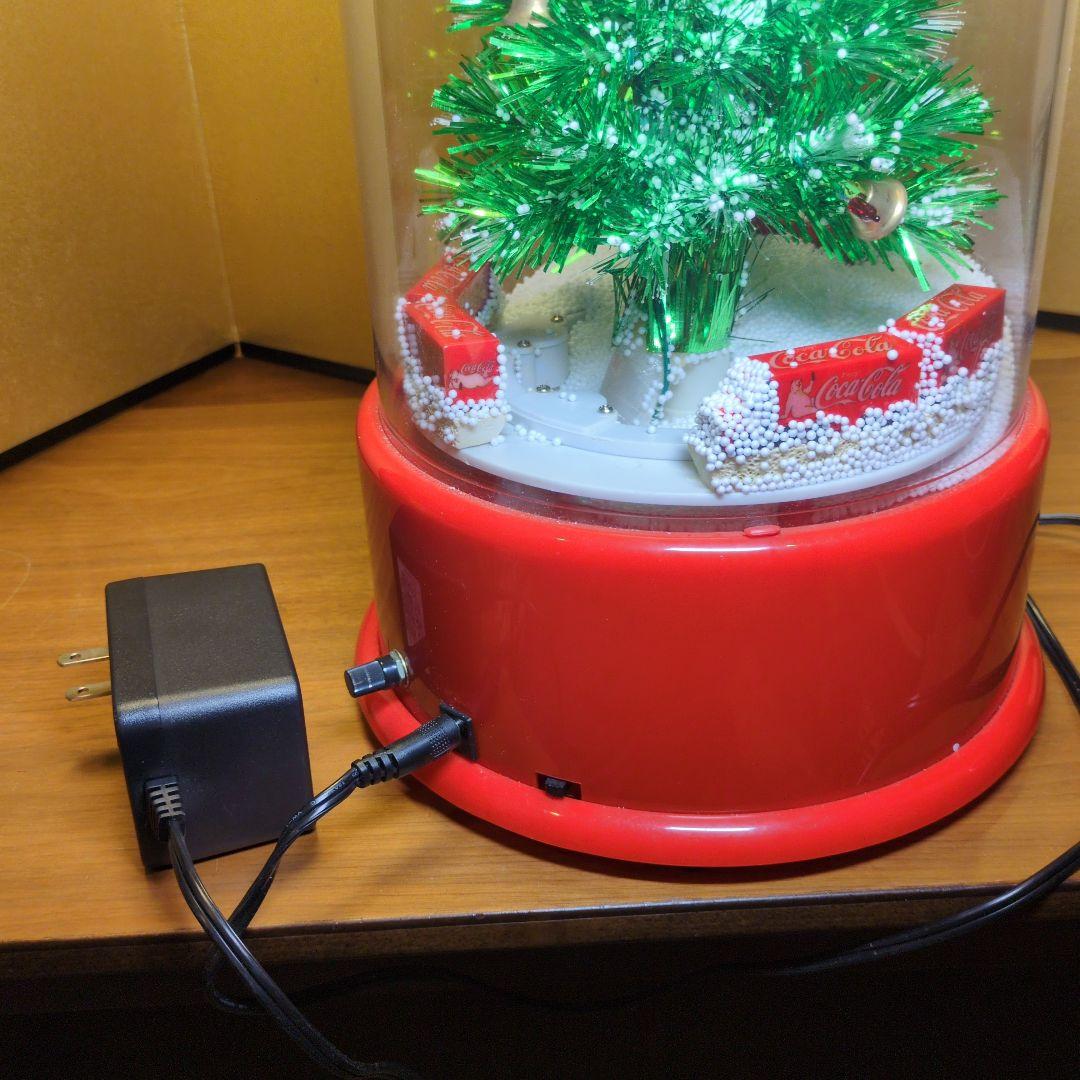 コカコーラ クリスマスツリー型スノードーム Coca-Cola 非売品 完動品