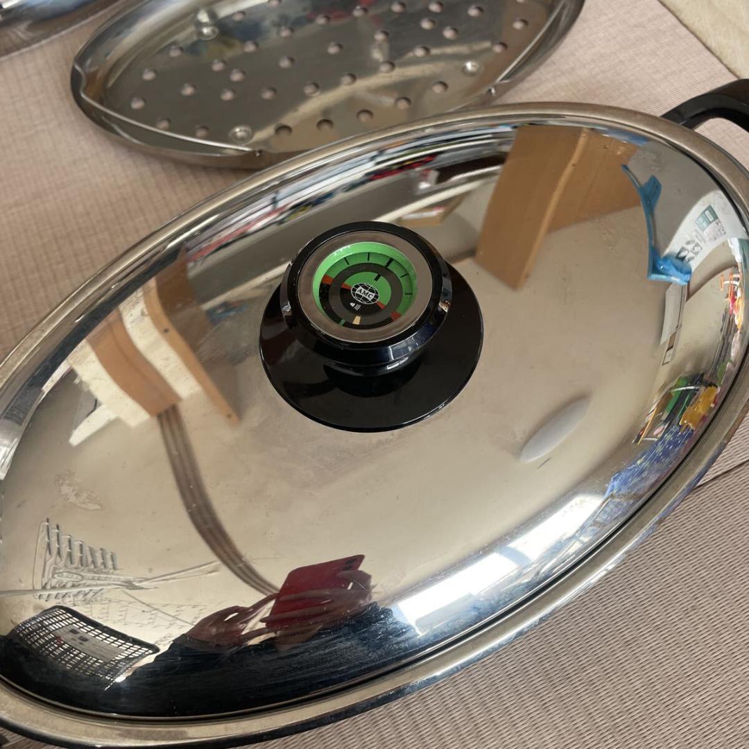 AMC鍋　 オーバル　浅型両手鍋