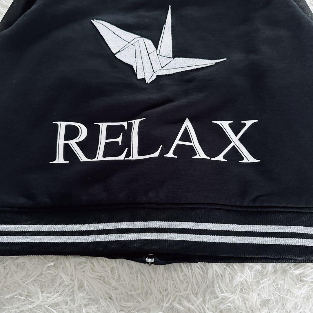 【1PIU1UGUALE3 RELAX】スタジャン レザー ブラック Lサイズ