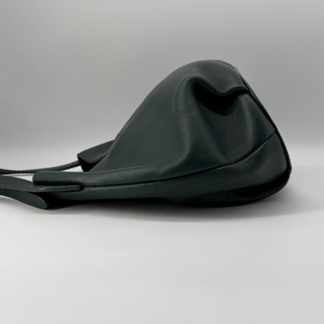 17084✨マザーハウス ミズバショウ レザー ワンショルダーバッグ グリーン