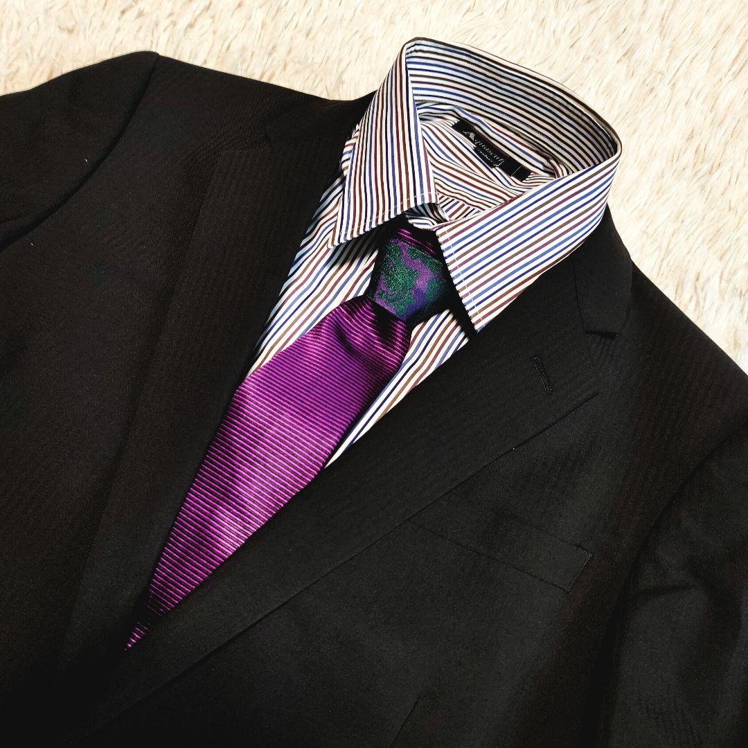 BEAMS ビームス セットアップ スーツ ウール ブラック 黒 M相当