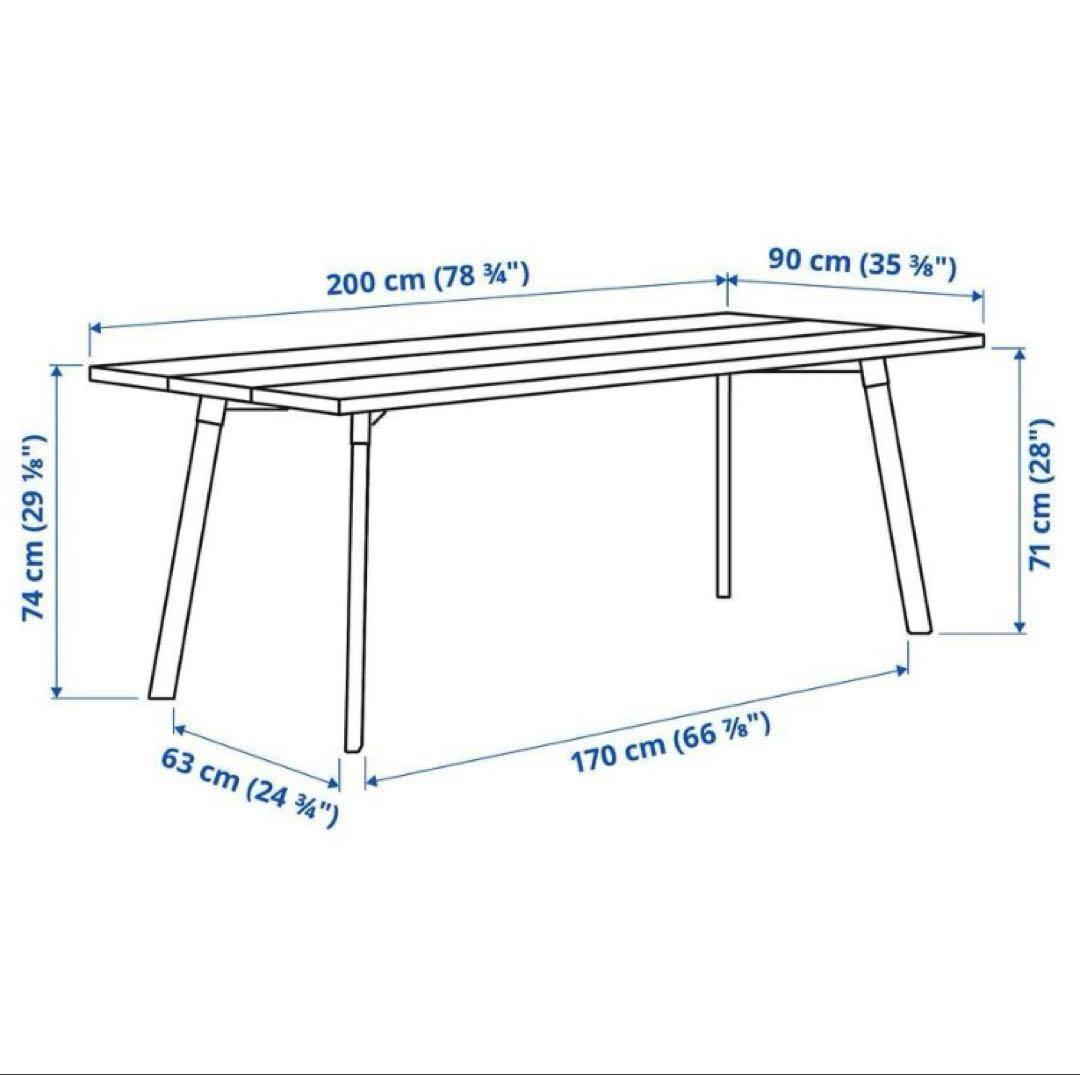 【美品】IKEA x HAY YPPERLIG コラボ ダイニングテーブル