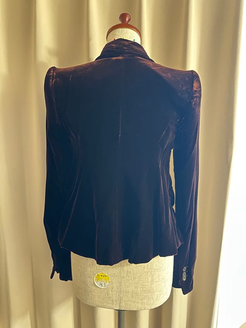 YSL rive gauche フランス製 ベロアJK 36