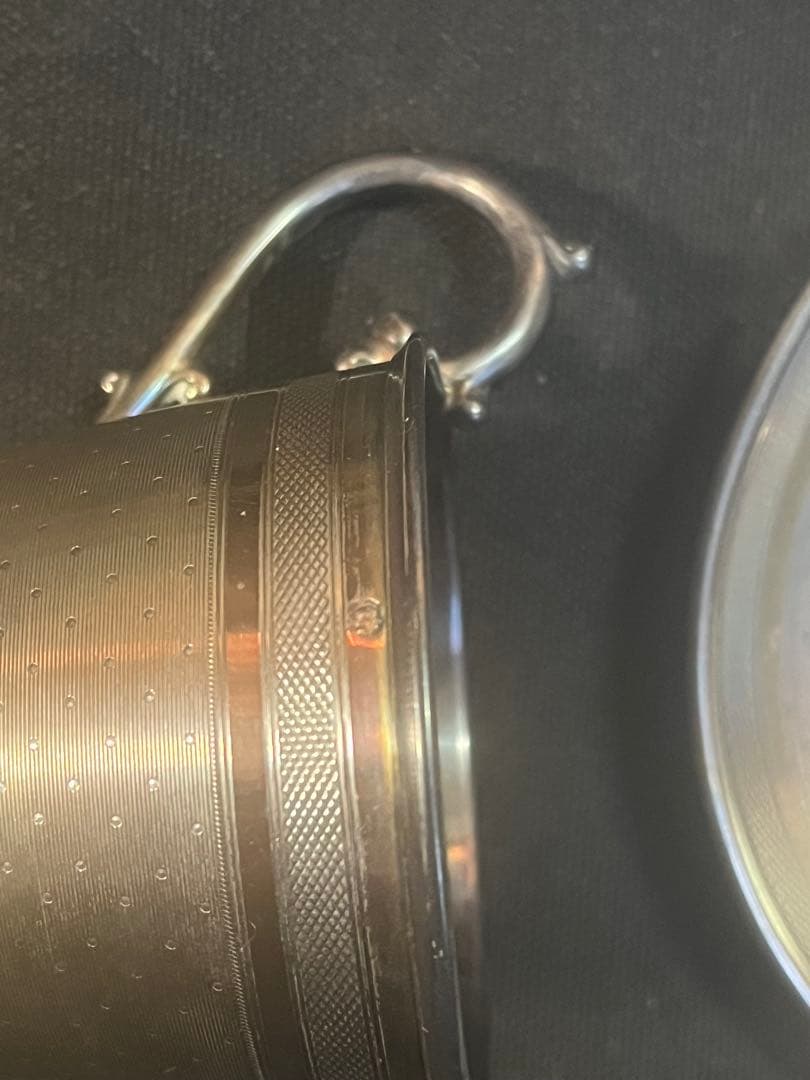 フランスアンティーク　刻印アリ　銀無垢　カップ