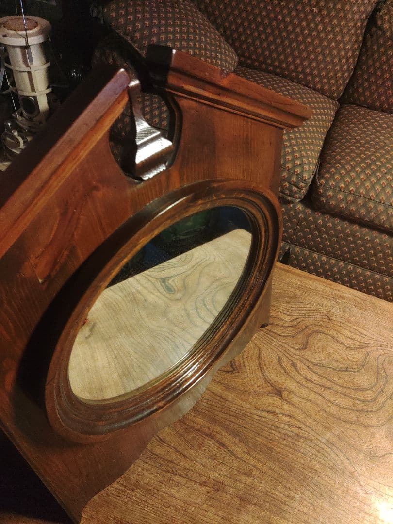 希少　enfant　アンファン　ミラー　鏡　壁掛け　ヴィンテージ　アンティーク