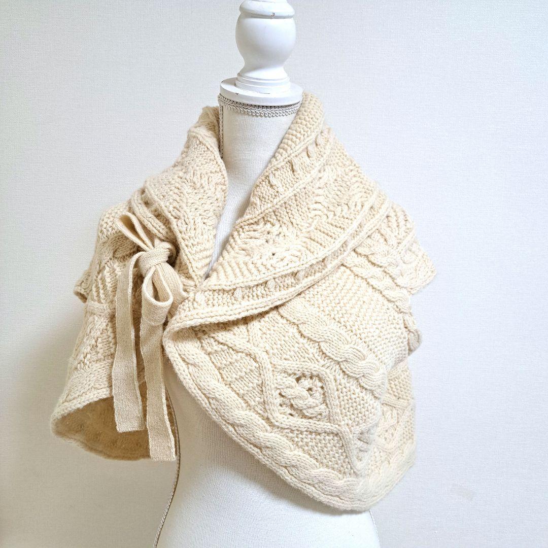 tricot COMME des GARÇONS ニットベスト　ポンチョ　羽織り