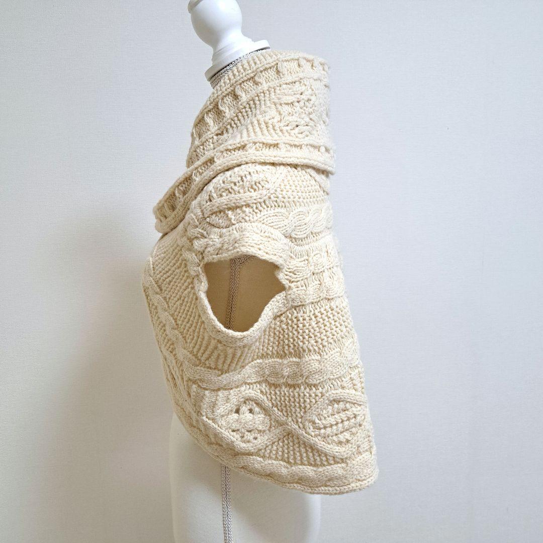 tricot COMME des GARÇONS ニットベスト　ポンチョ　羽織り
