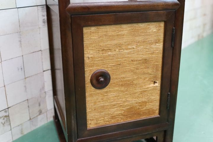 GMFN62○松本民芸家具 A型電話台 ミズメザクラ 民芸家具 飾り台 花台 ク