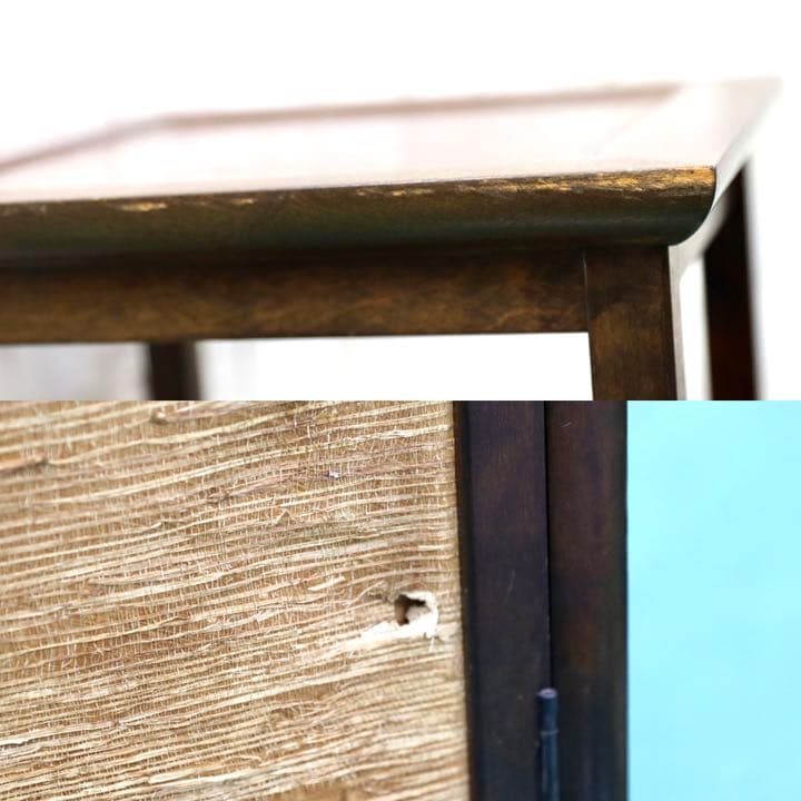 GMFN62○松本民芸家具 A型電話台 ミズメザクラ 民芸家具 飾り台 花台 ク