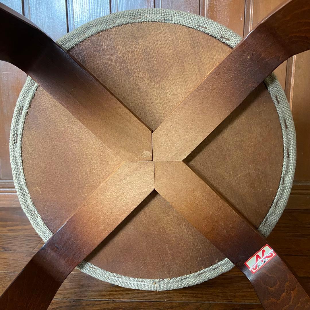 ビンテージ　スツール　丸椅子　北欧風　廃盤品