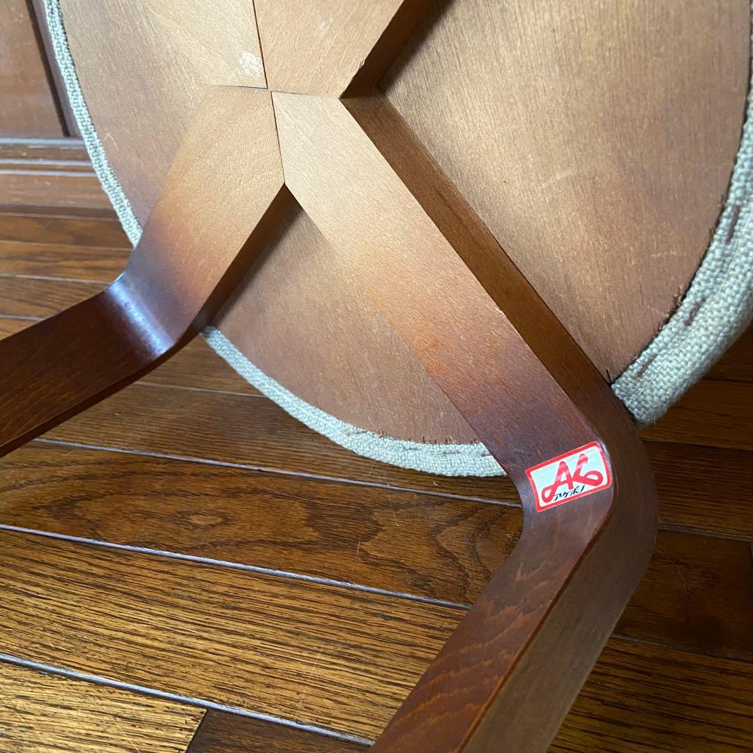 ビンテージ　スツール　丸椅子　北欧風　廃盤品