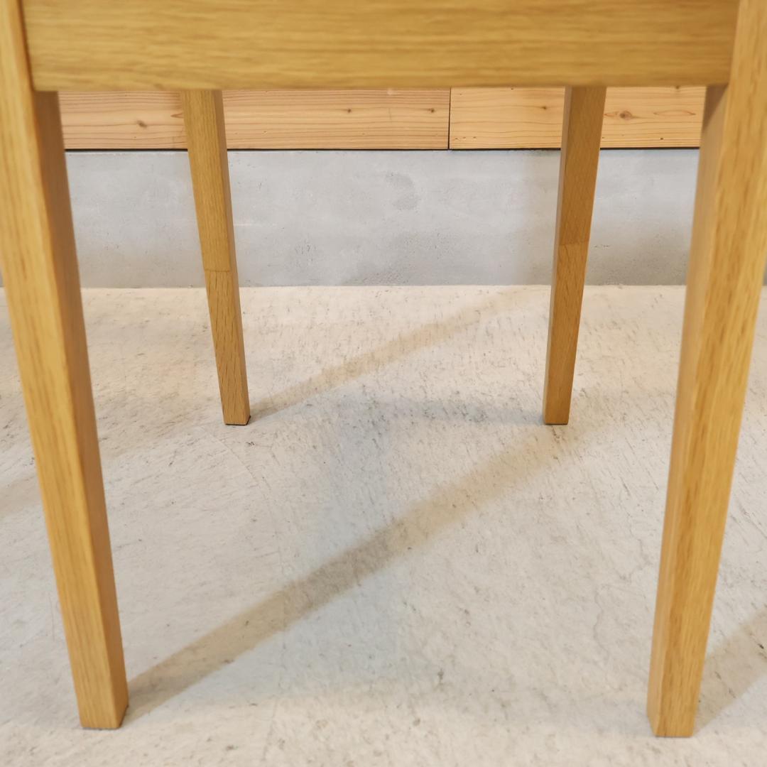 無印良品 MUJI オーク無垢材 ダイニングチェア 2脚セット 北欧スタイル