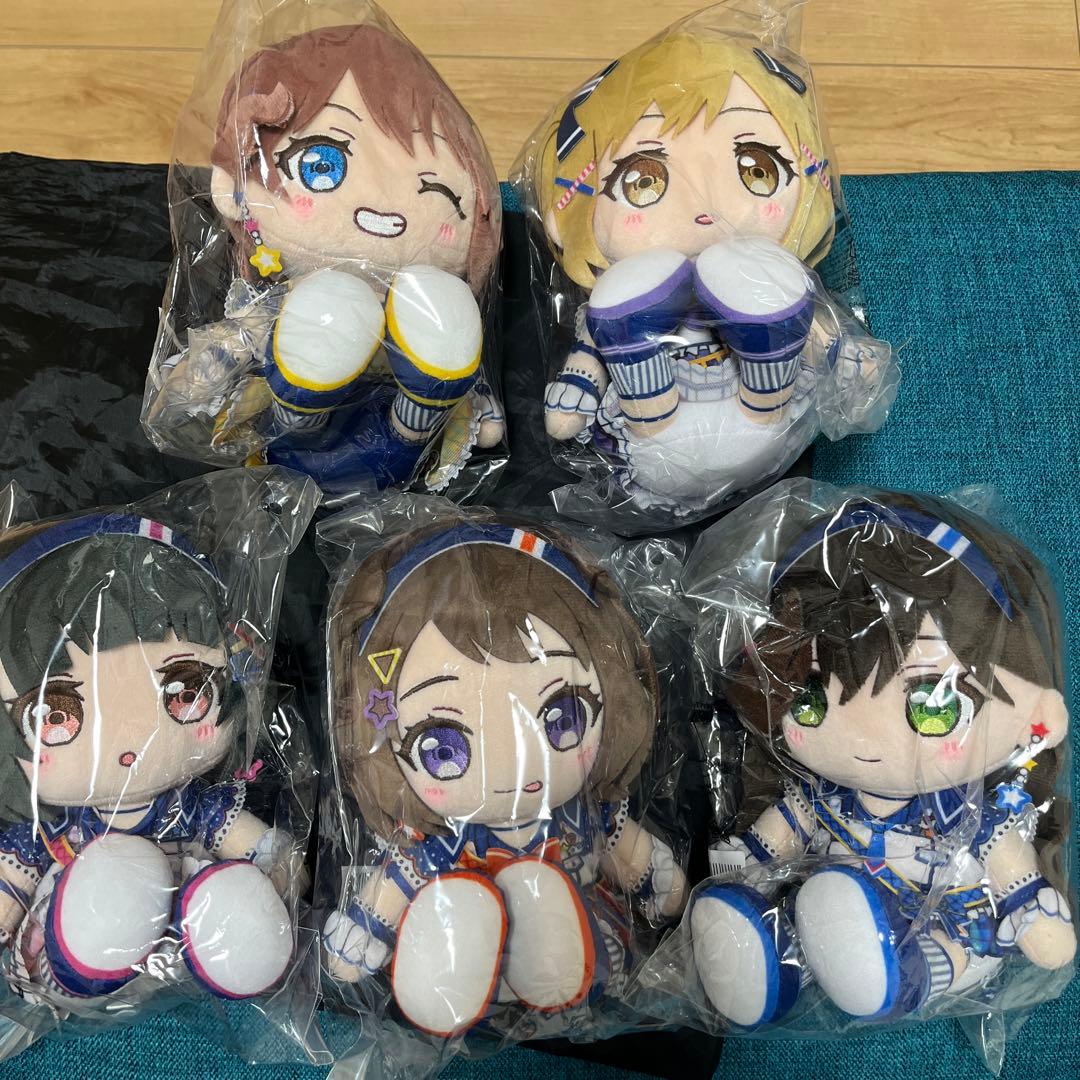 グッスマ バンドリ Poppin'Party ぬいぐるみ 5種 コンプセット