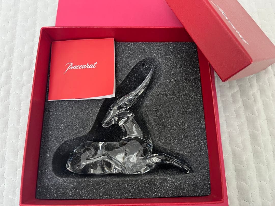 【即決価格】BACCARAT バカラ 鹿の置物 インテリア