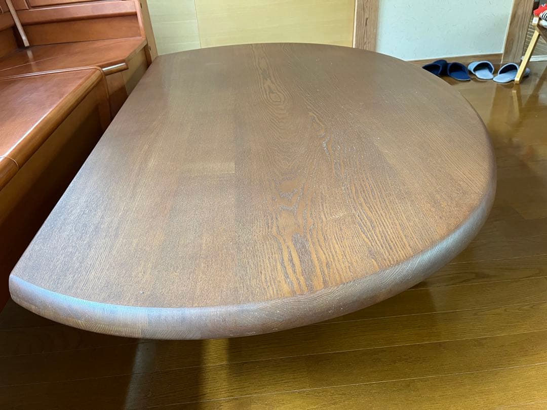 【大幅値引可能】ナガノインテリア　オーバル型ダイニングテーブル