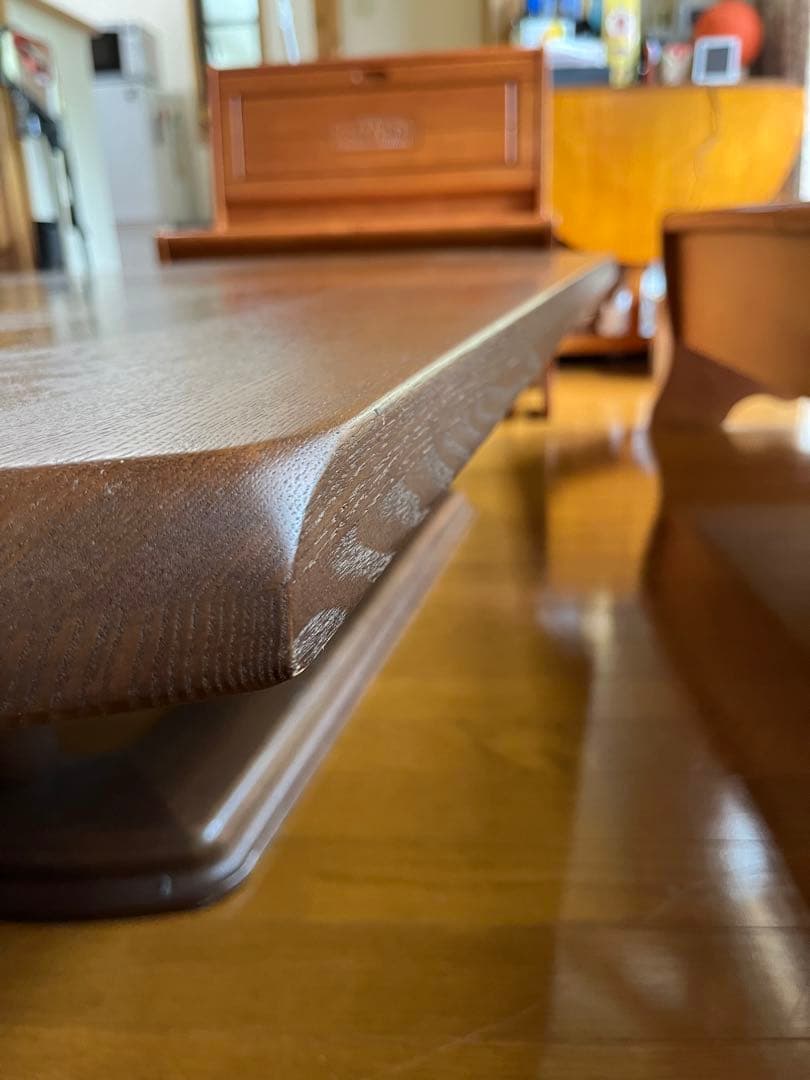 【大幅値引可能】ナガノインテリア　オーバル型ダイニングテーブル