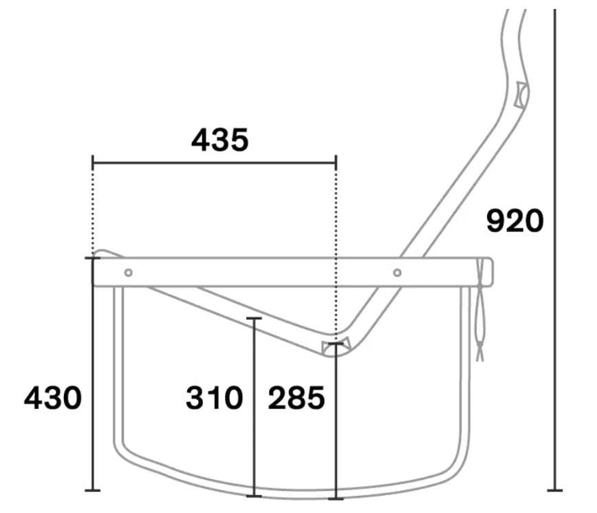 ニーチェア 折りたたみ式グレー椅子