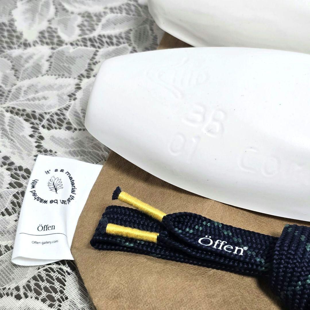 Öffen オッフェン ポインテッド フリル パンプス ブラック 38