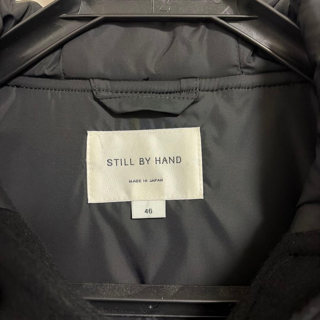 STILL BY HAND スティルバイハンド メルトンウールコート ブラック