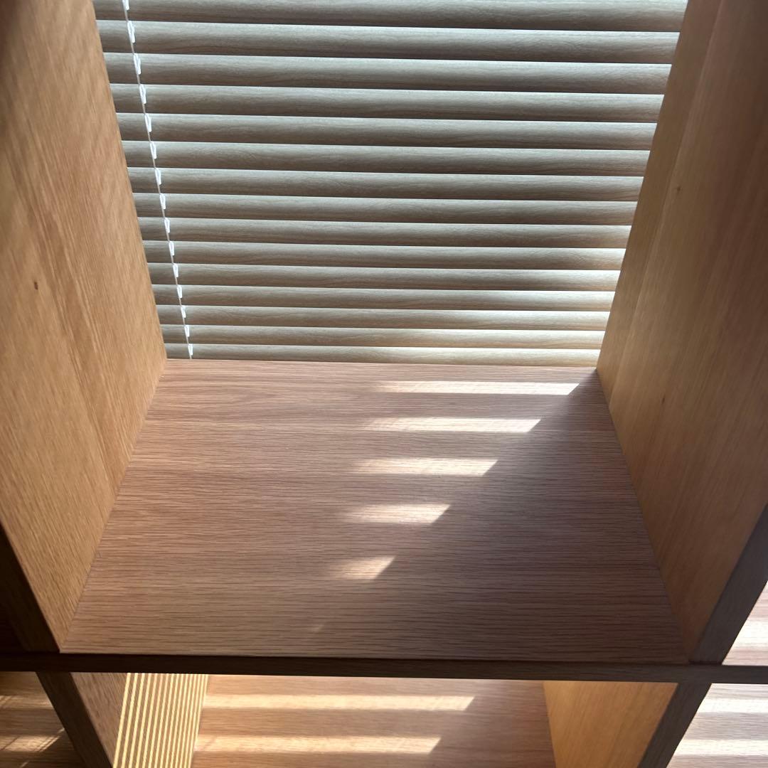 無印良品 スタッキングシェルフセット3段 幅122×奥行28.5×高さ121cm