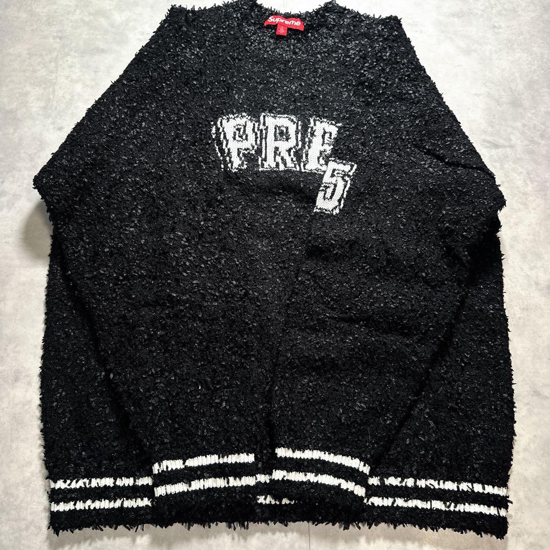 Supreme シュプリーム テクスチャードアークセーター ブラック L