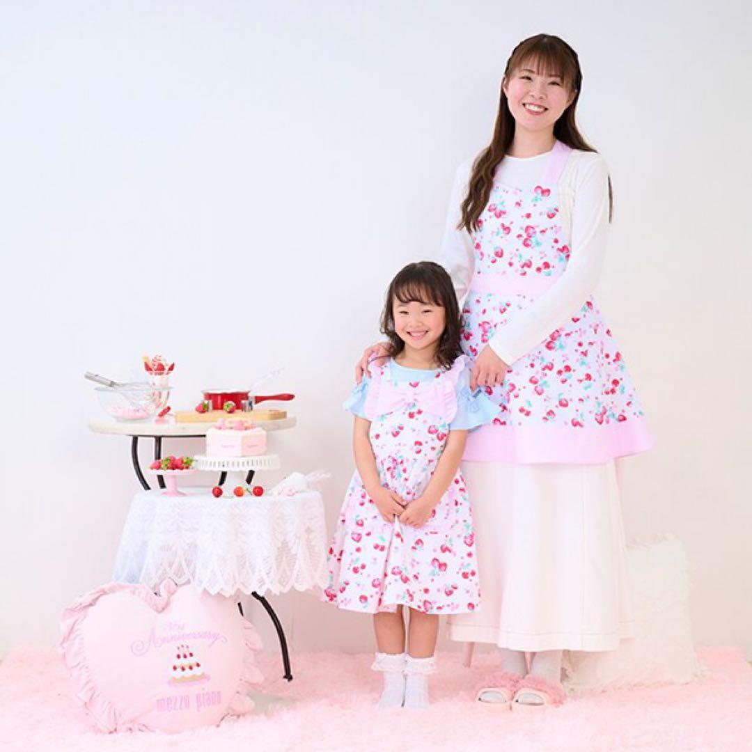 mezzo piano ⭐︎ 35th復刻イチゴ柄 レディースサイズ エプロン