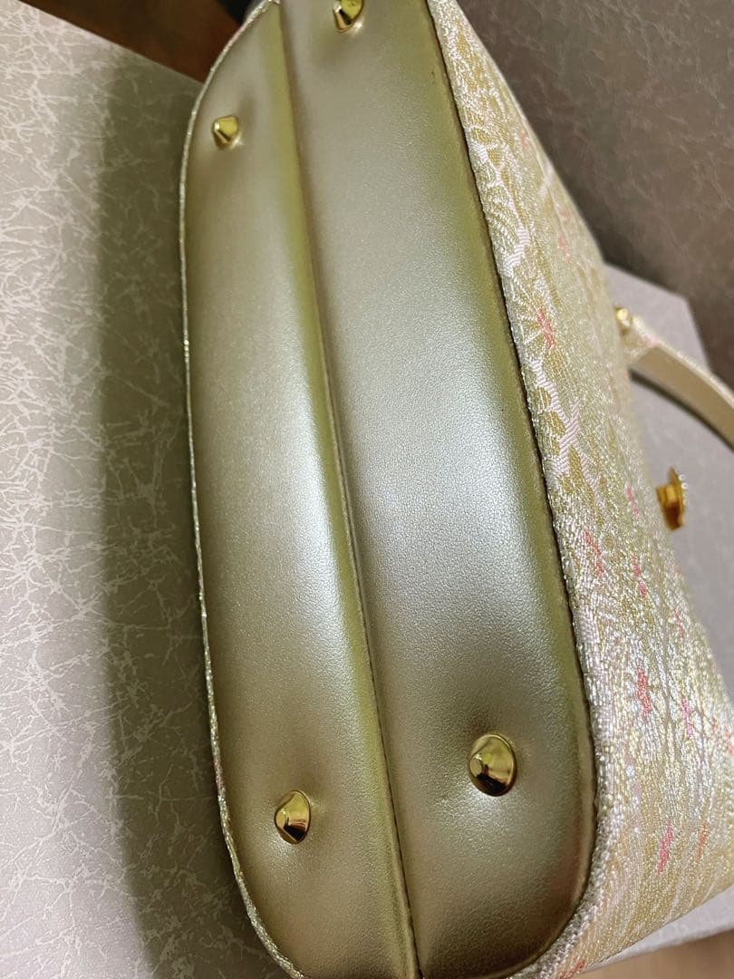 【紗織】西陣織 高級 袋帯使用 草履バッグセット