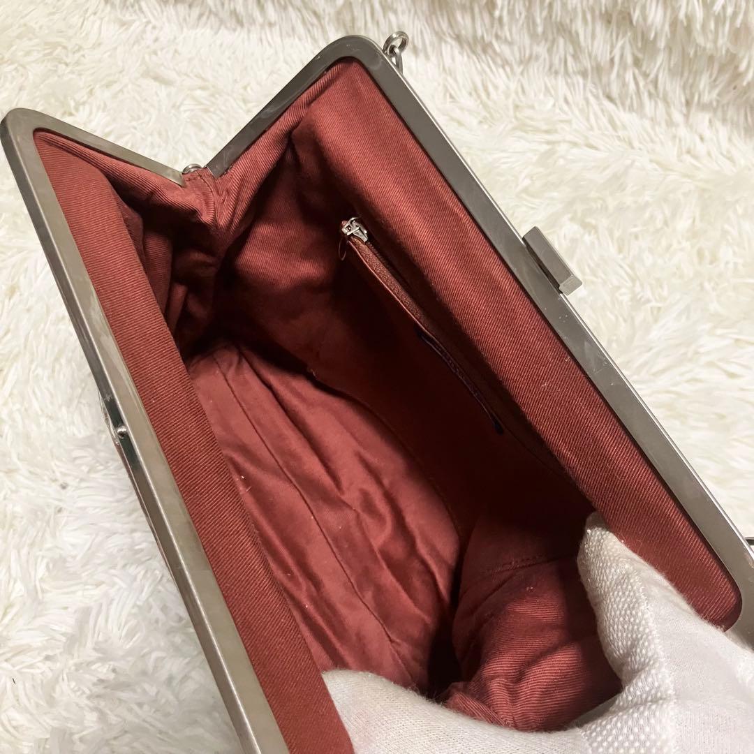 sjy様 売約済み がま口 アクセサリーポーチ チェーン