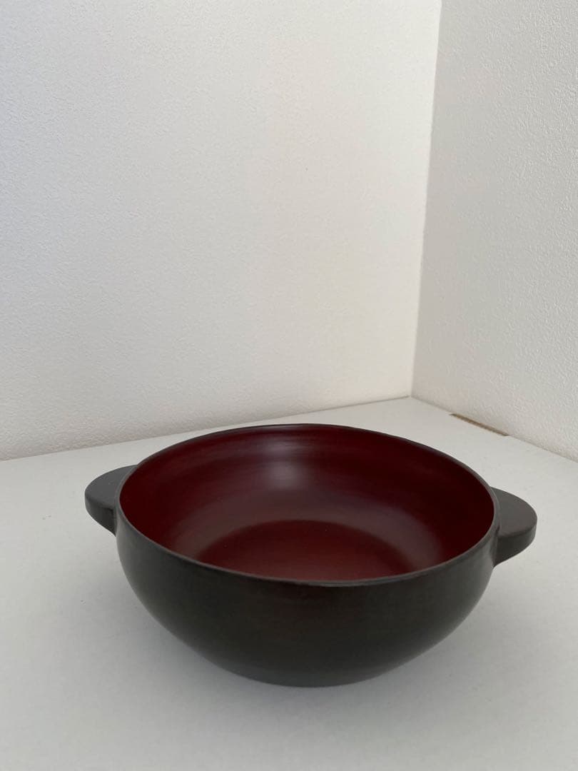 太田修嗣　漆器　耳付きスープ椀　2個セット