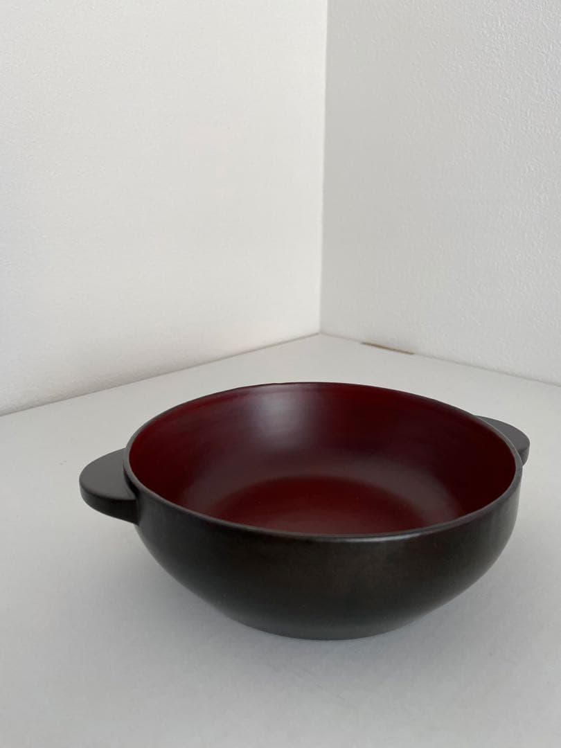 太田修嗣　漆器　耳付きスープ椀　2個セット