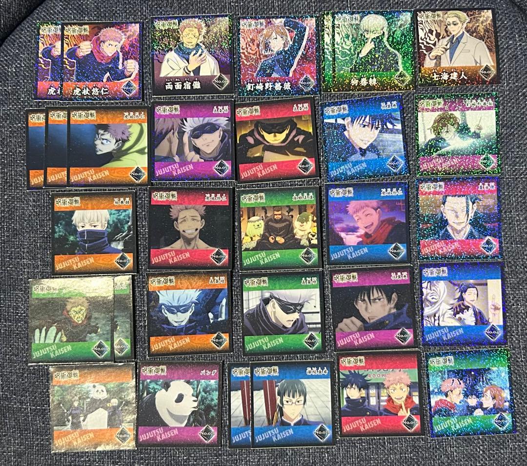 呪術廻戦 グッズ ステッカー カード トートバッグ コースター 下敷き 色紙