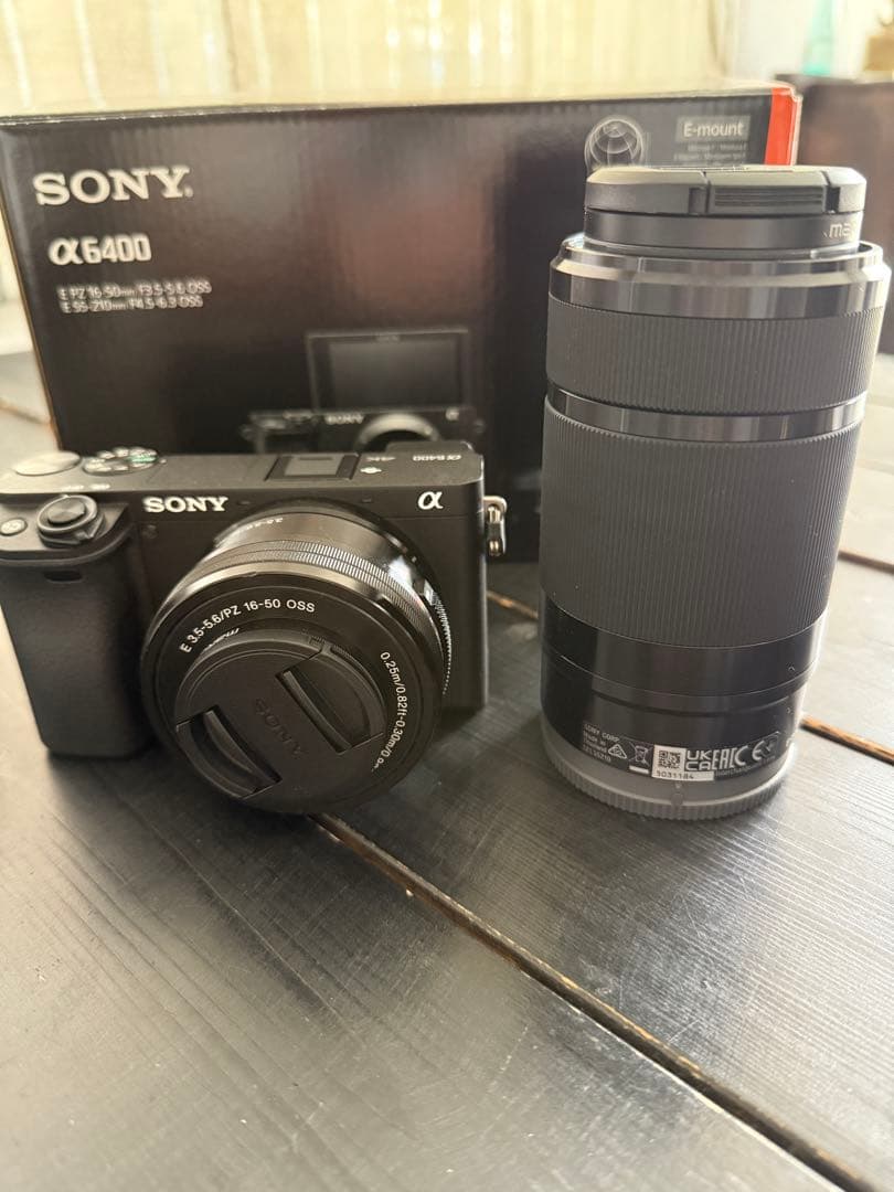 Sony α6400 ミラーレスカメラ レンズ2本セット
